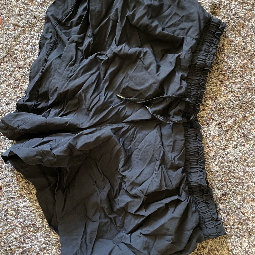Black Drawstring Shorts